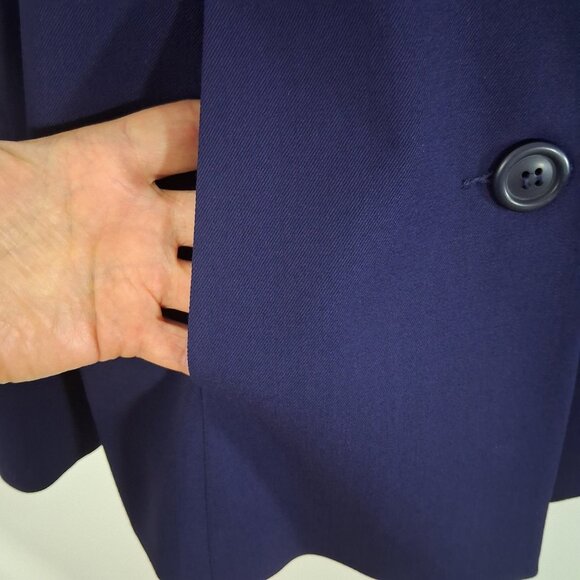 Vintage LOUBEN 100% Wool Blazer 90s Era Slit Pockets Office Timeless Canada - Picture 3 of 13